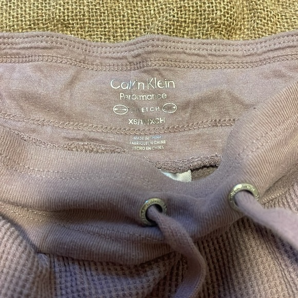 Calvin Klein Performance Straight Leg Sweatpants Purple - Picture 4 of 8